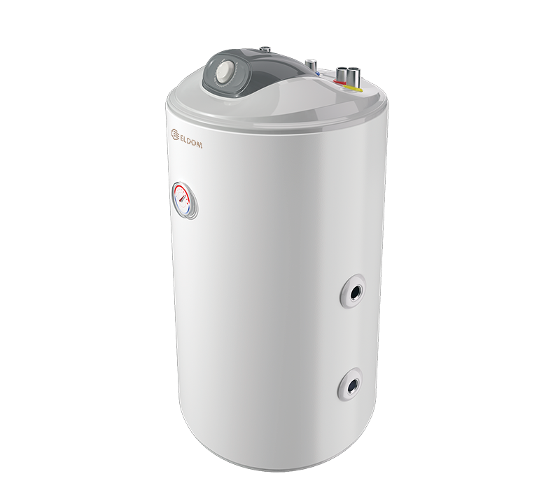Накопительный косвенный водонагреватель Eldom GREEN LINE 21 кВт 80 л, с одним теплообменником, подкл