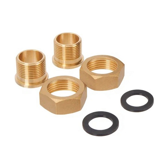 Комплект присоединительных гаек Hoobs G11/4"xRp3/4" (DN 20) латунь