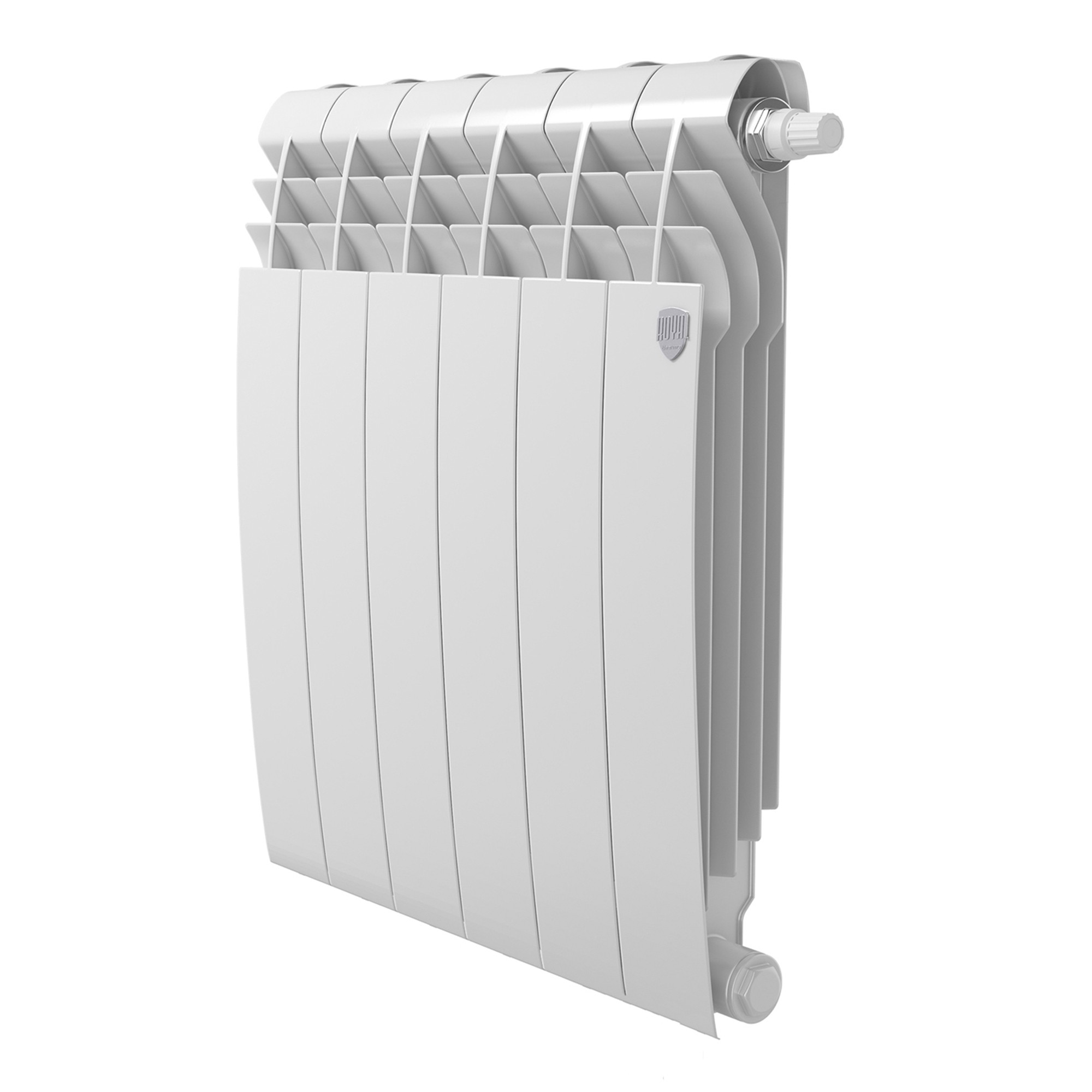 Радиатор биметаллический Royal Thermo BiLiner 500 Bianco Traffico VR80 - 6 секций