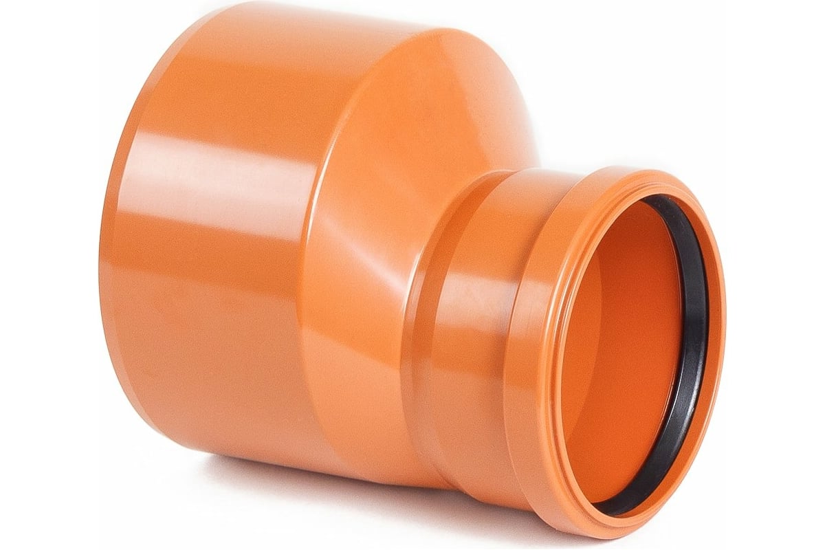 Переход эксцентрический Хемкор НПВХ Дн160х110 (коричневый)