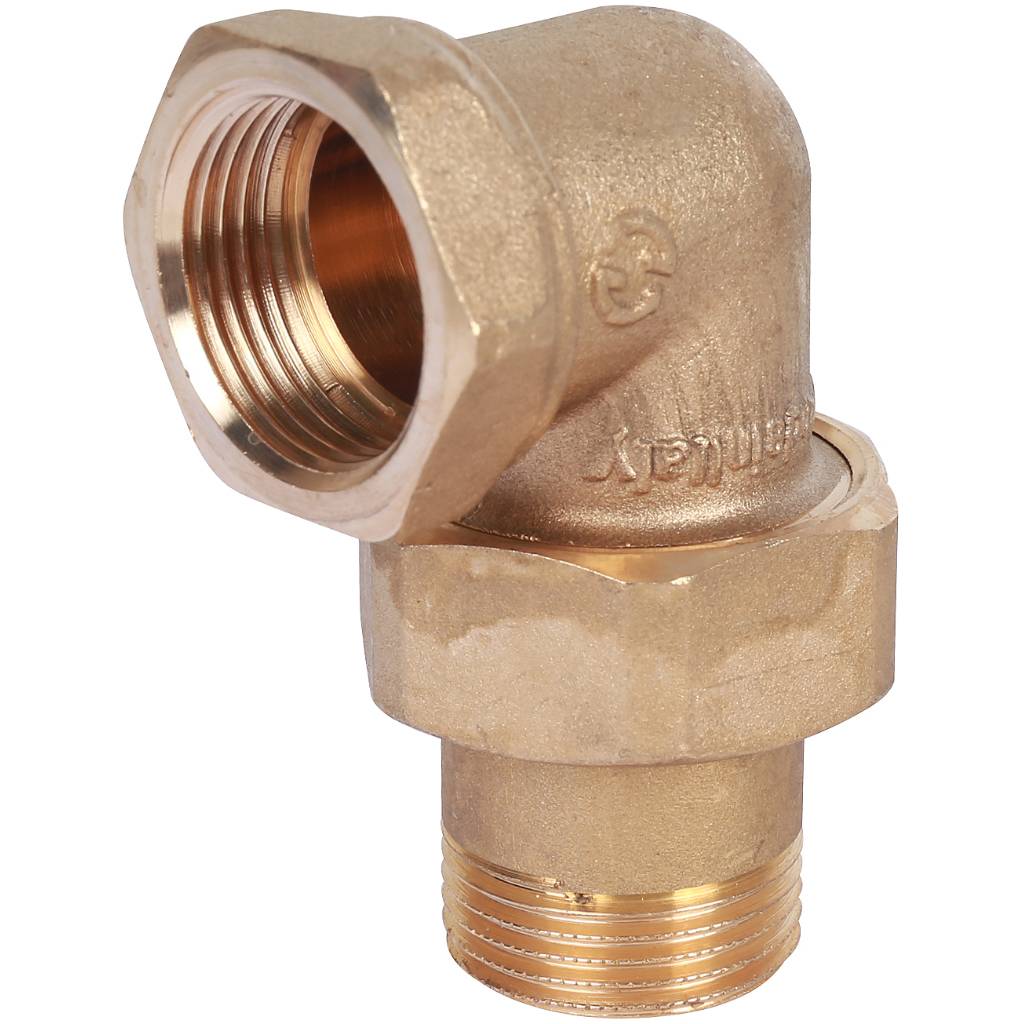 Разъемное соединение американка STOUT 3/4" угловое ВН