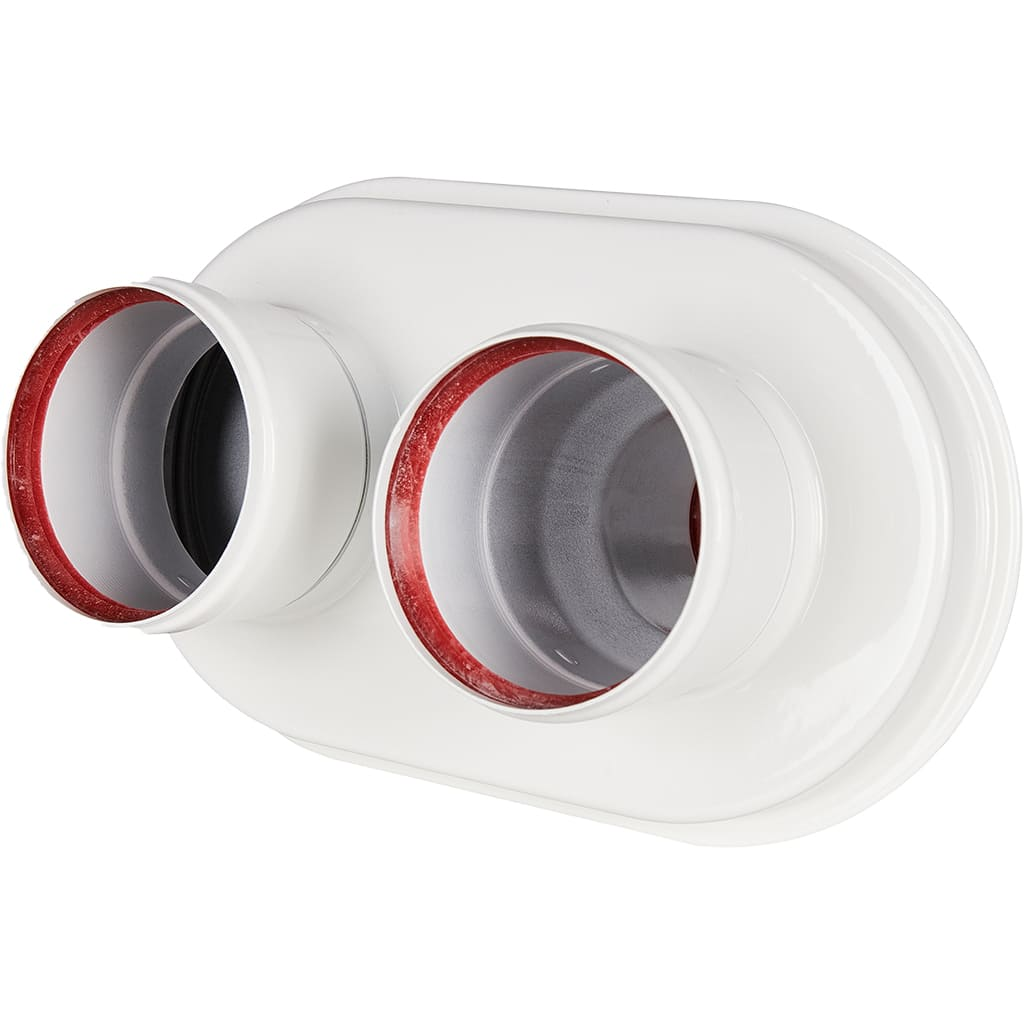 Адаптер ROMMER 80/80 моноблочный для перехода на двухтрубную систему (фланец и втулка D60 L=50)