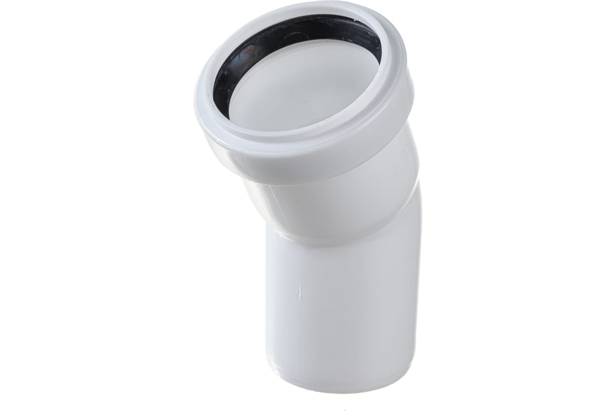 Отвод РосТурПласт PP-M Дн50х30° внутренняя бесшумная канализация (белый)