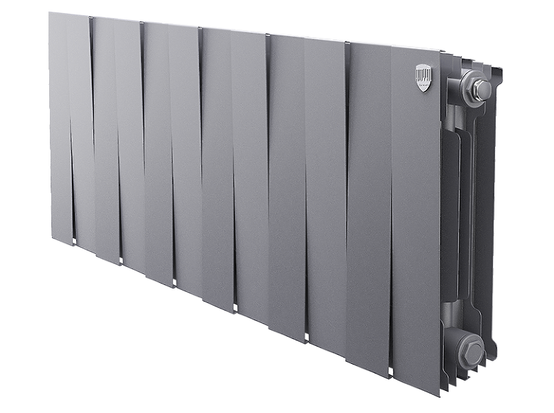 Радиатор биметаллический Royal Thermo PianoForte 300 /Silver Satin x 12 секций
