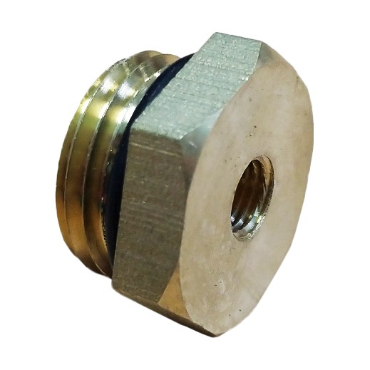 Футорка Апогей Ду15х8 (1/2"х1/4") с резиновым кольцом НР/ВР