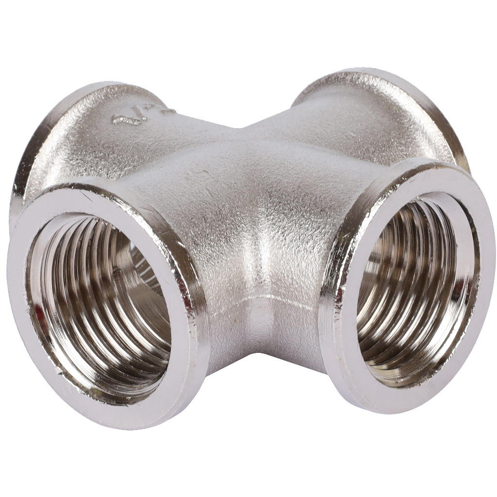 Крестовина TIEMME 1/2 ВВ никелированная