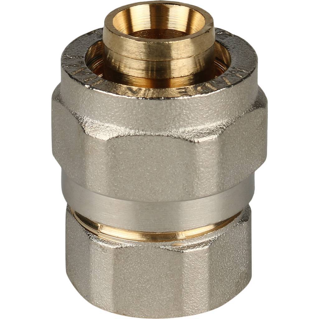 Переходник STOUT 1/2"х20 с внутренней резьбой для металлопластиковых труб (винтовой)