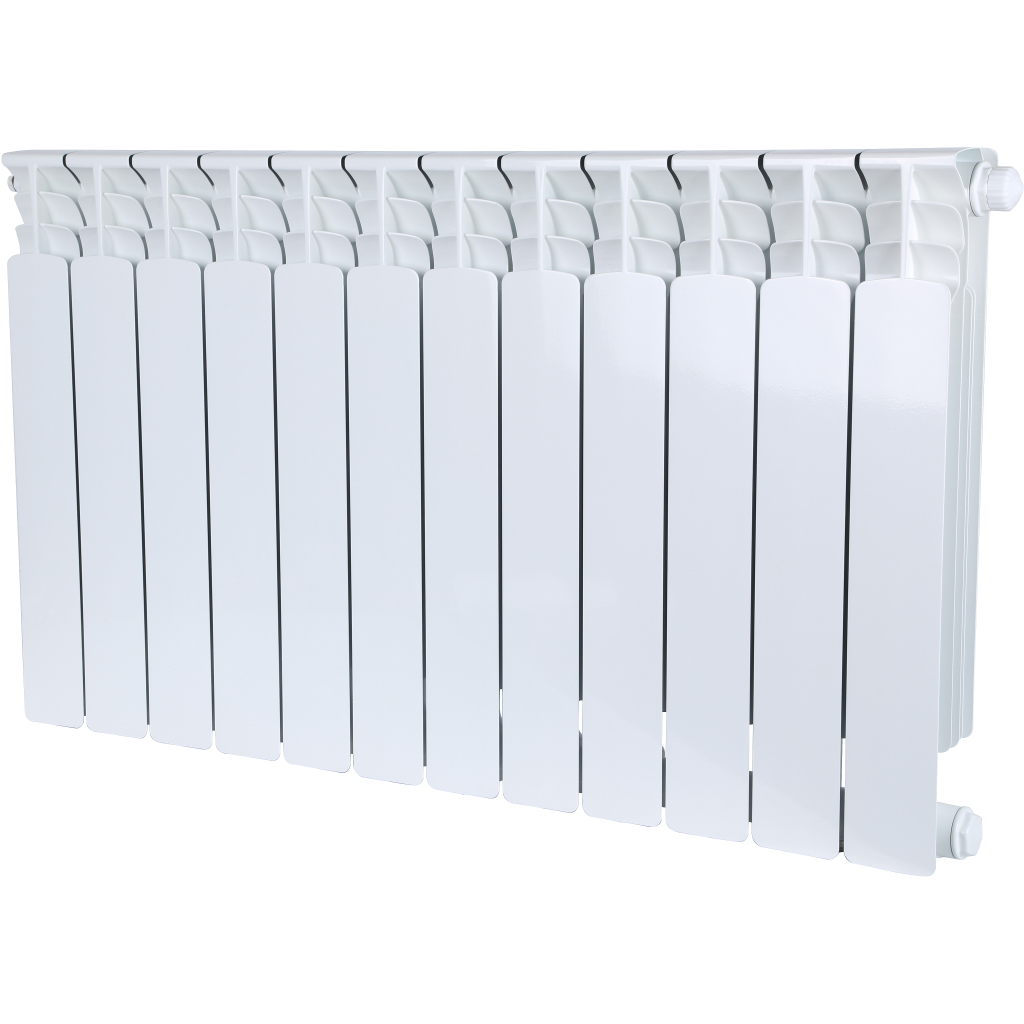 Радиатор биметаллический STOUT Space 500 x 12 секций (нижнее правое подключение)