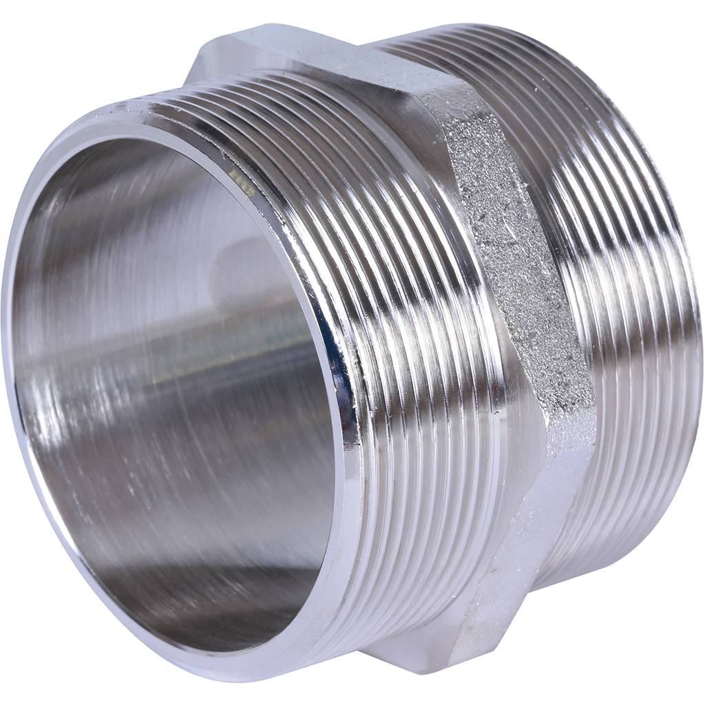 Ниппель STOUT 2 1/2" HH (никелированный)