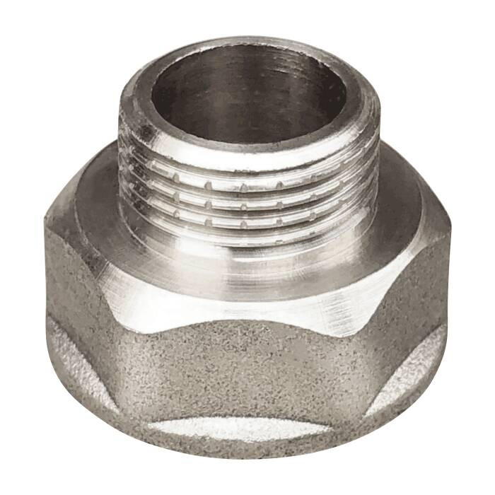 Переходник VALFEX Ду15х10 НР/ВР (никелированный)