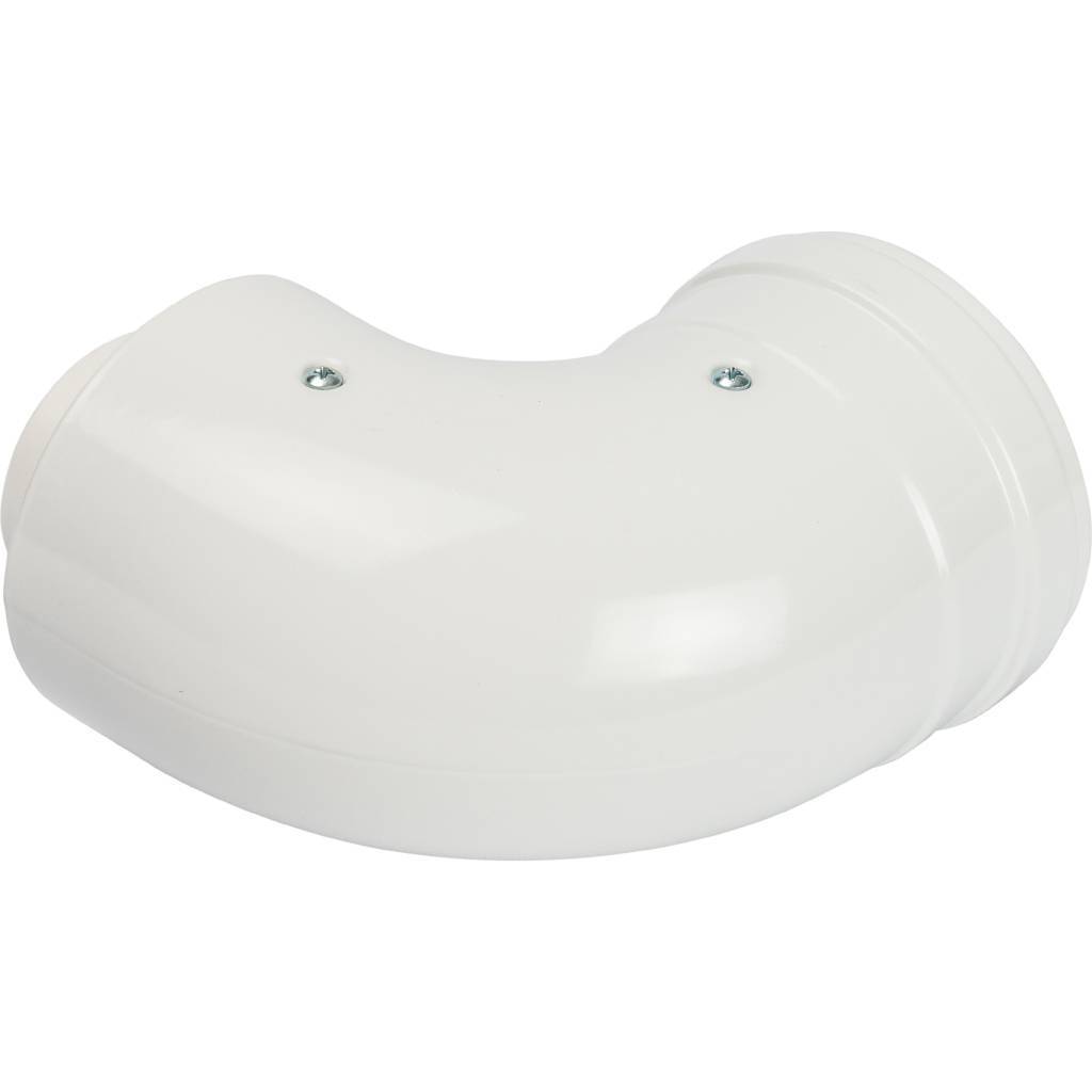 Адаптер STOUT 90° DN60/100 м/п c хомутом (совместим. с Vaillant, Ariston) PP-FE