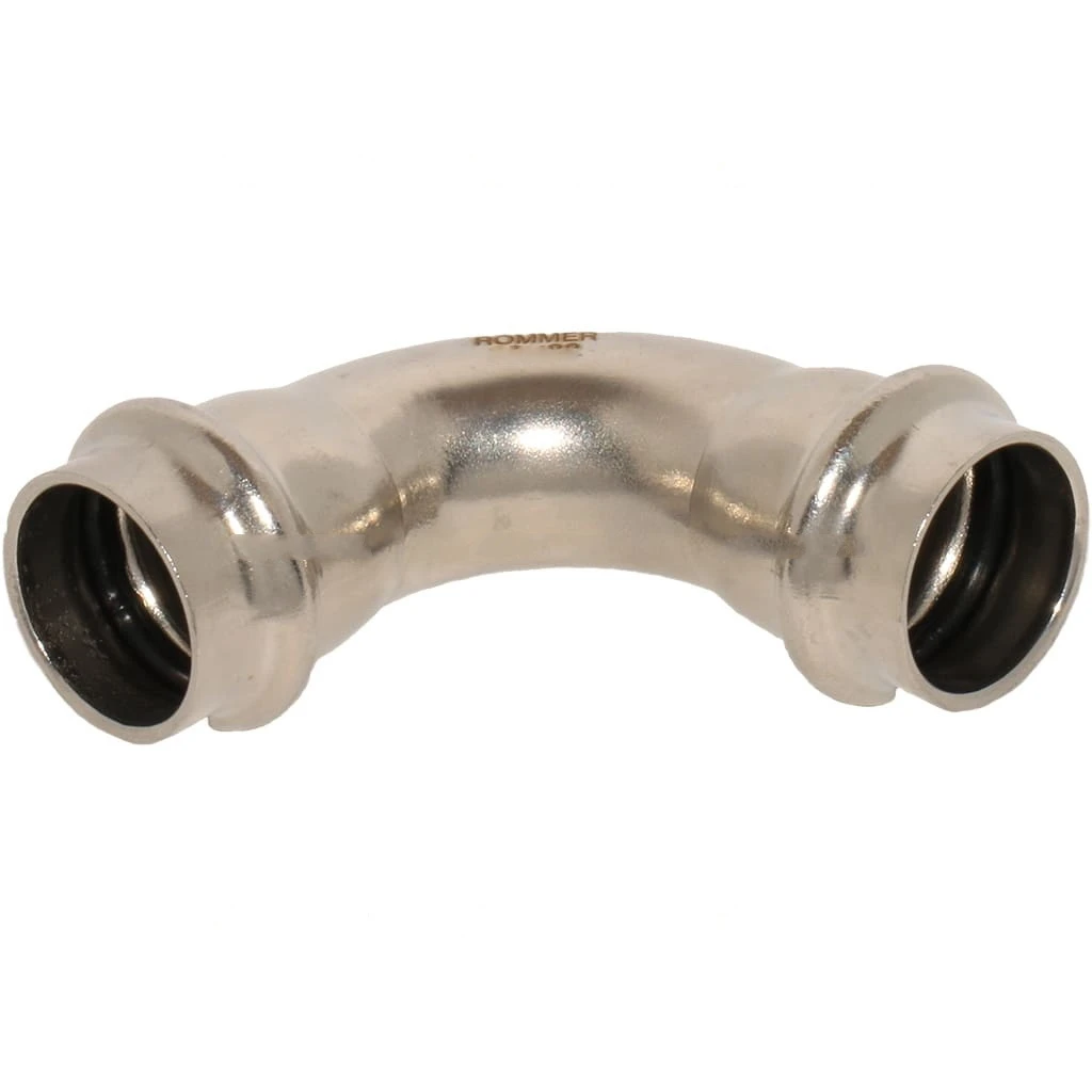 Угольник 90° ROMMER 22 ВПр-ВПр (нержавеющая сталь)