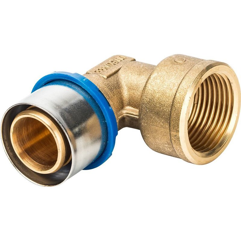 Угольник 90° Prandelli Multyrama 50х1 1/2" ВР профиль H, TH, U для металлопластиковых труб