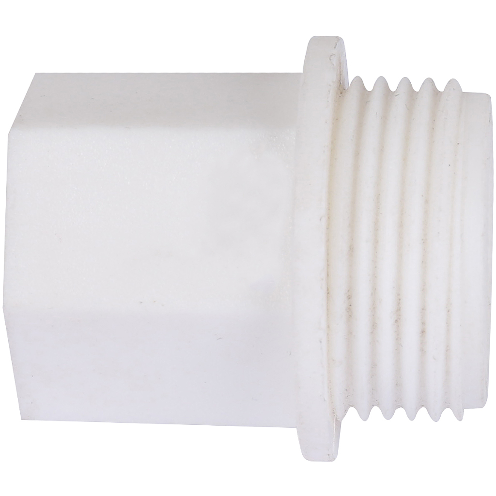 Kalde d=25 Заглушка с резьбой для полипропиленовых труб под сварку (цвет белый)
