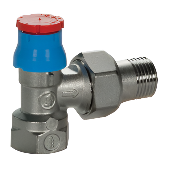 Клапан термостатический Giacomini R401D Ду20 Ру10 ВР угловой