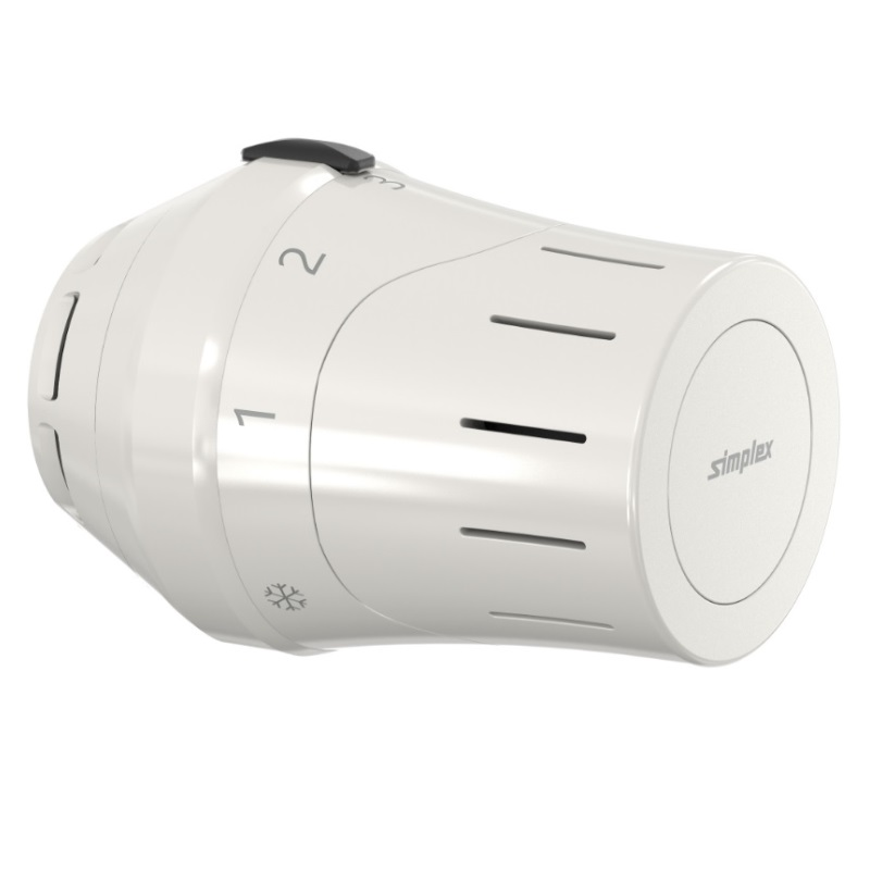 Термоголовка жидкостная Simplex Exclusive TC-E1 М30х1.5 с установкой нуля (белый)