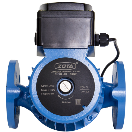 Циркуляционный насос ZOTA RING 40-120F (1 скорость)
