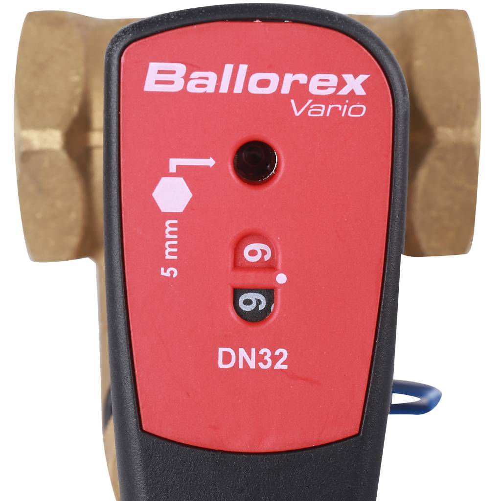 Клапан балансировочный BROEN V DN32S PN25 Kvs=13,5 м3/ч ручной резьбовой с дренажем 4651000S-001673