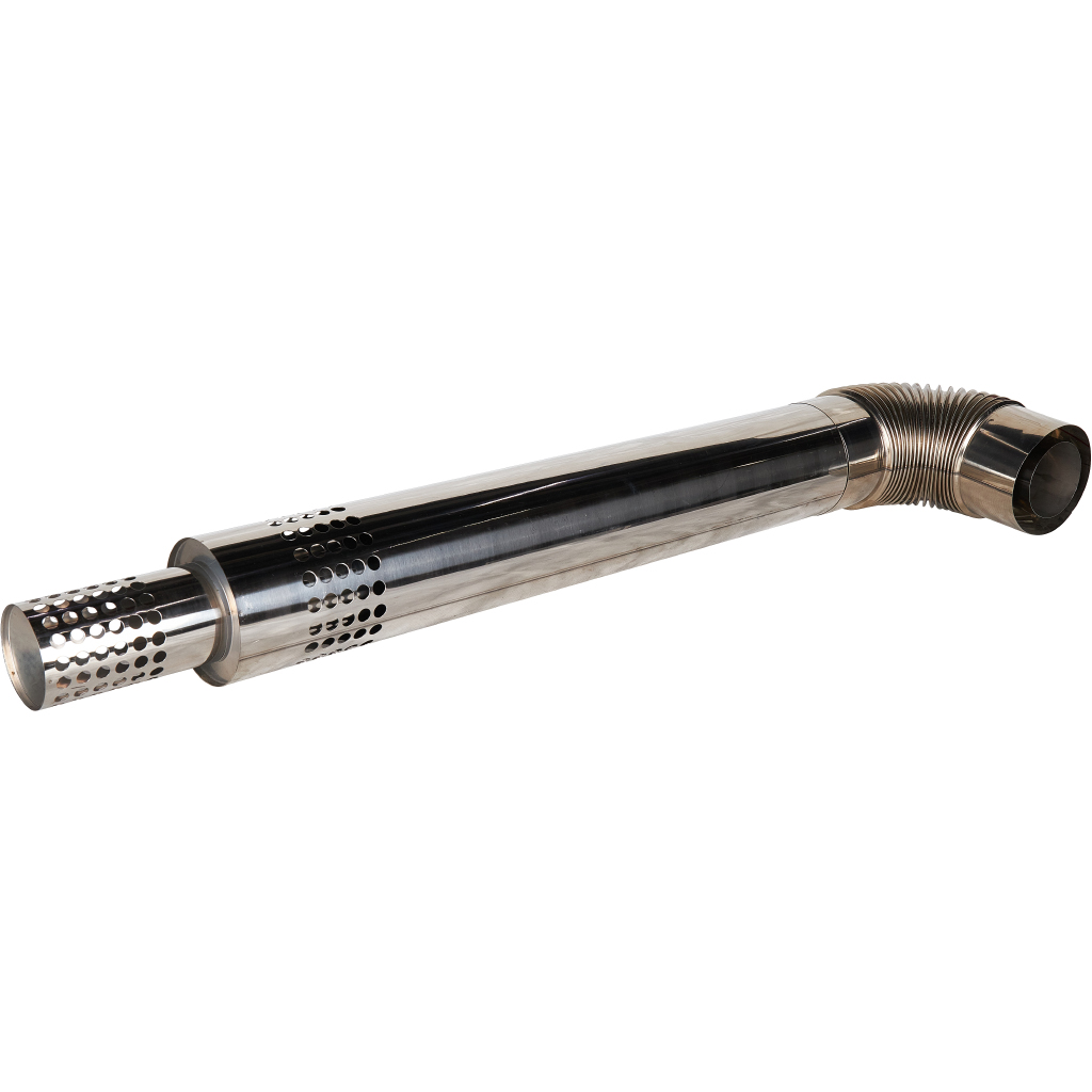 Коаксиальный комплект MIZUDO 80/120 L=1000 мм антилед