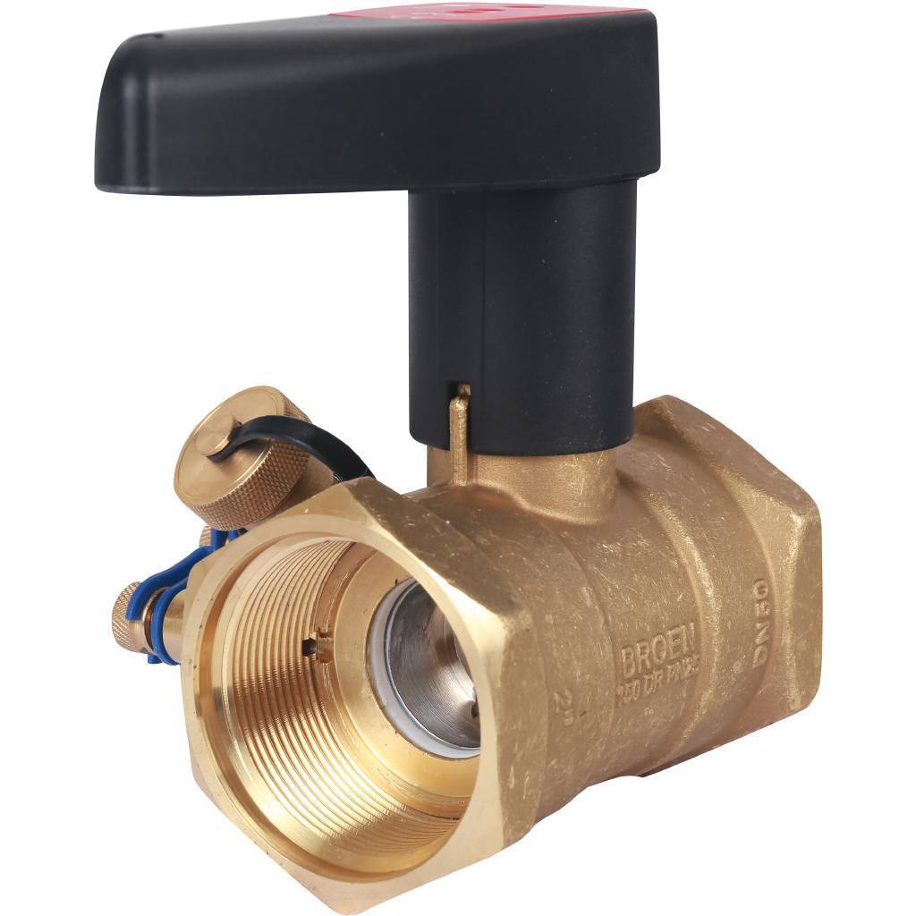 Клапан балансировочный BROEN V DN50S PN25 Kvs=34,5 м3/ч ручной резьбовой с дренажем 4851000S-00167