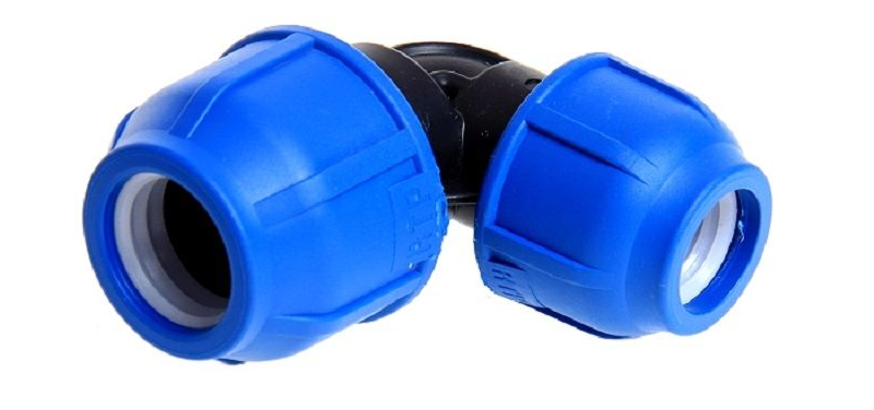 Отвод компрессионный переходной РосТурПласт ПЭ Дн25х20х90° Ру16