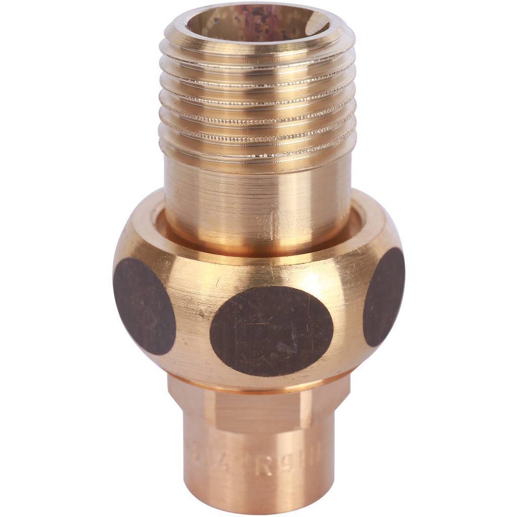 Сгон Sanha 15x1/2 ВП-НР с плоским уплотнением под пайку 4331g бронза