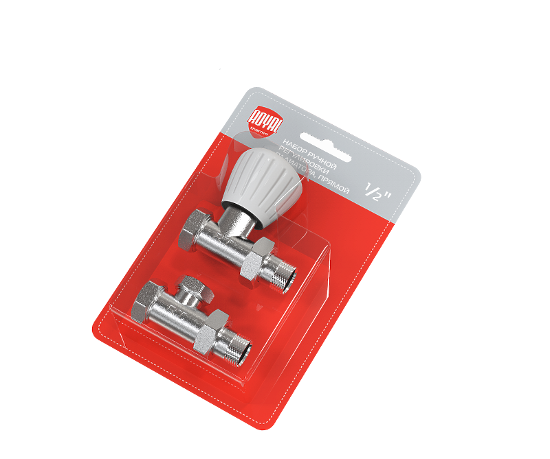 Набор ручной регулировки радиатора Royal Thermo 1/2" прямой
