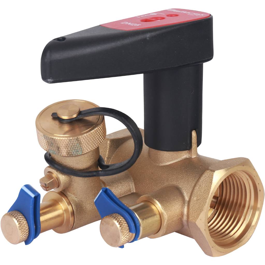 Клапан балансировочный BROEN V DN25S PN25 Kvs=7,46 м3/ч ручной резьбовой с дренажем 4551000S-001673