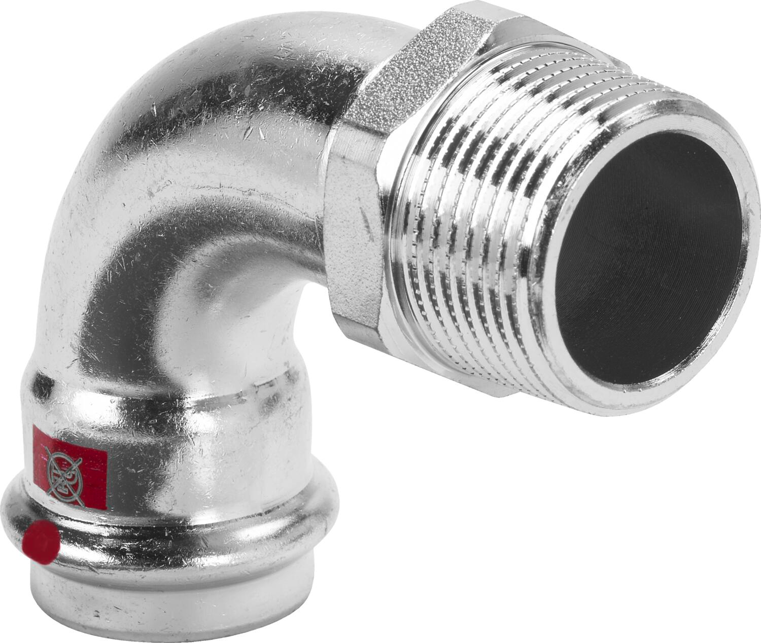 Угловой переход Viega Prestabo 90°с SC-Contur с наружной резьбой 22х3/4"