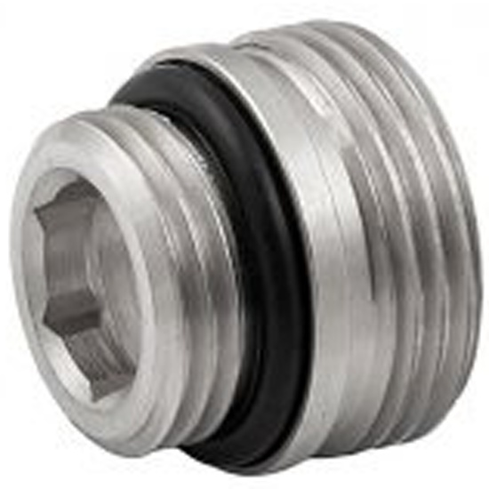 Ниппель переходной с уплотнением ELSEN 1/2" O-ring — 3/4" ЕК, никелированный