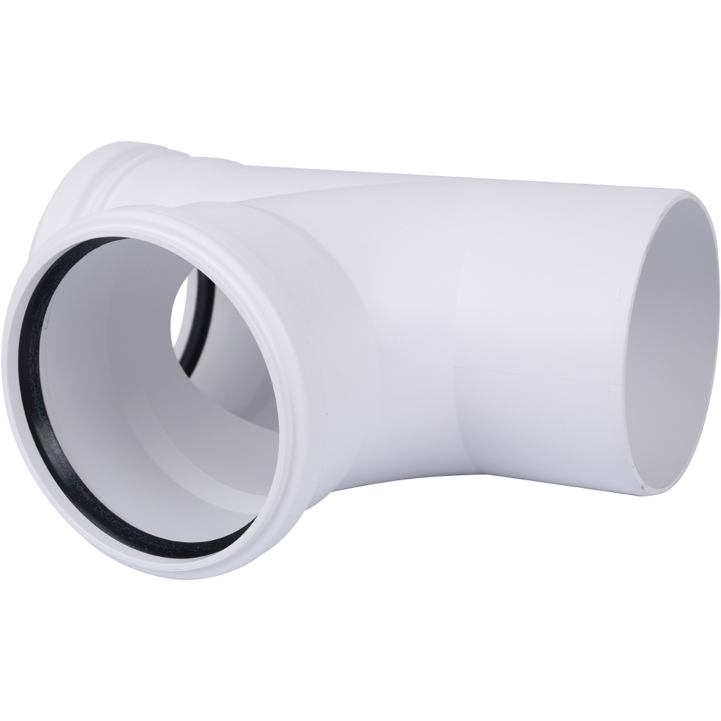 REHAU RAUPIANO PLUS Тройник 110/110/87° max flow (гидравлически оптимизированный радиус изгиба)