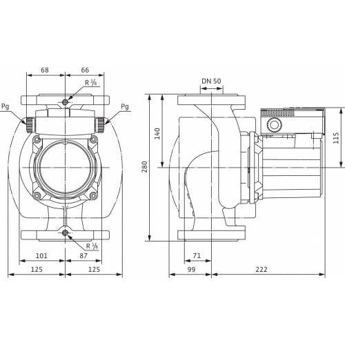 Циркуляционный насос Wilo TOP-S 50/10 DM PN6/10