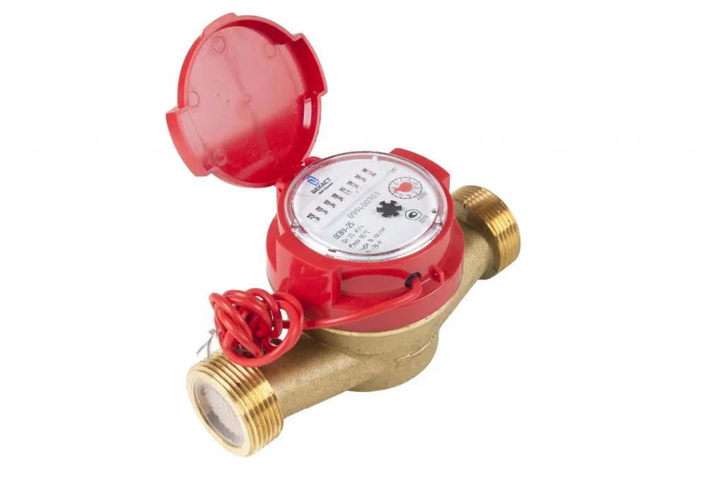 Счетчик воды универсальный Декаст ОСВУ-25 ДГ1 Ду25 Ру16 Qn=3,5 м3/ч 90°С L=160мм резьба импульсный