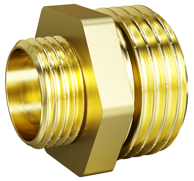 Ниппель переходной LD Ду20х15 (3/4"х1/2") НР