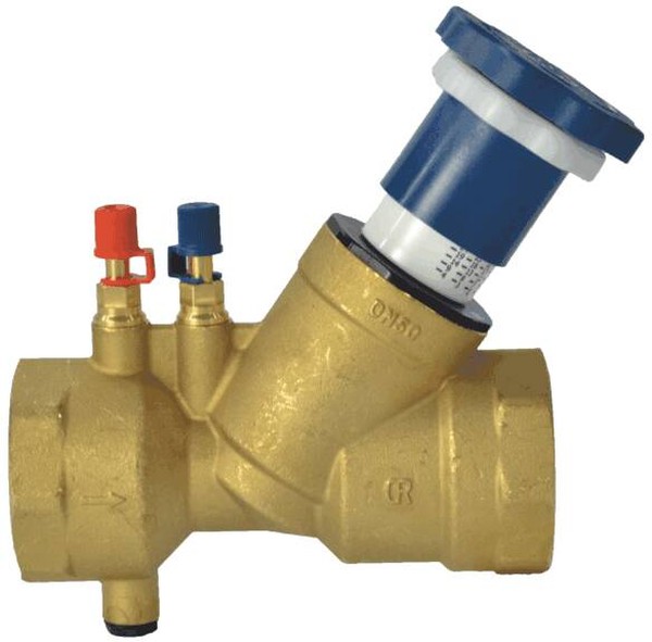 Клапан балансировочный OR Ду50 Ру25 ВР Kvs38 ручной с измерительными ниппелями 