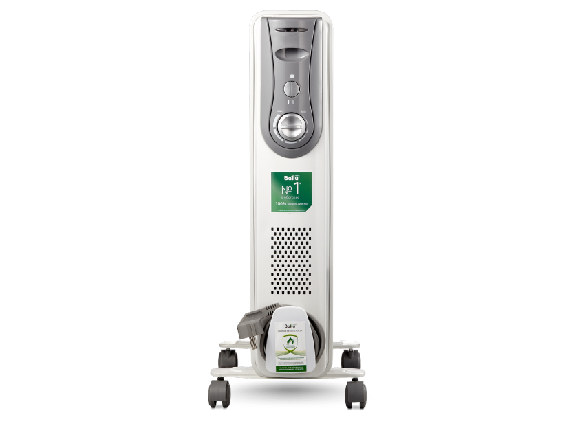 Масляный радиатор Ballu Level BOH/LV-07 1500 (7 секций) белый