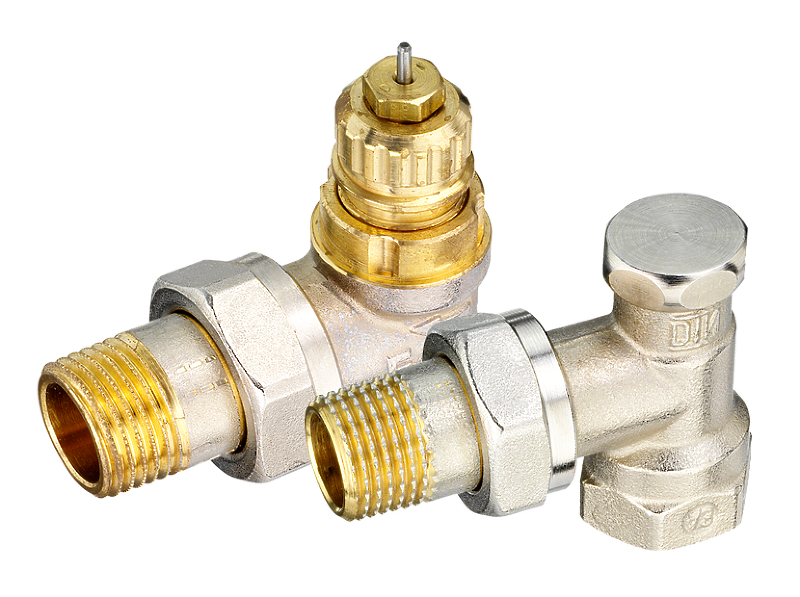 Набор термостатический Royal Thermo для радиатора 3/4" Click  угловой