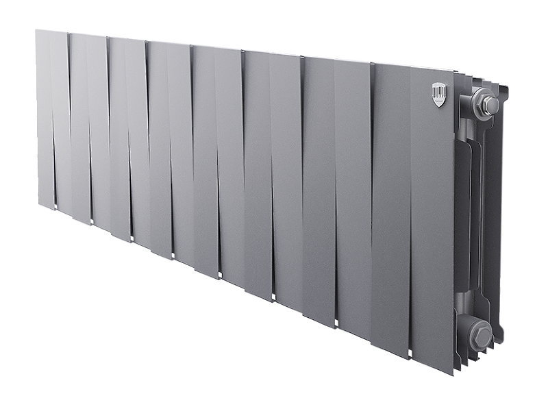 Радиатор биметаллический Royal Thermo PianoForte 300 /Silver Satin x 16 секций