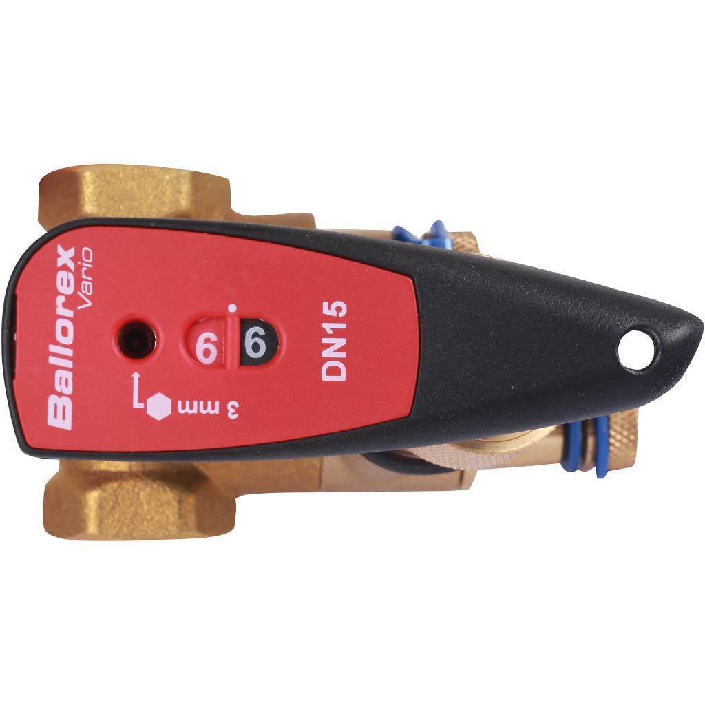 Клапан балансировочный BROEN V DN15S PN25 Kvs=1,71 м3/ч ручной резьбовой с дренажем 4351000S-001673