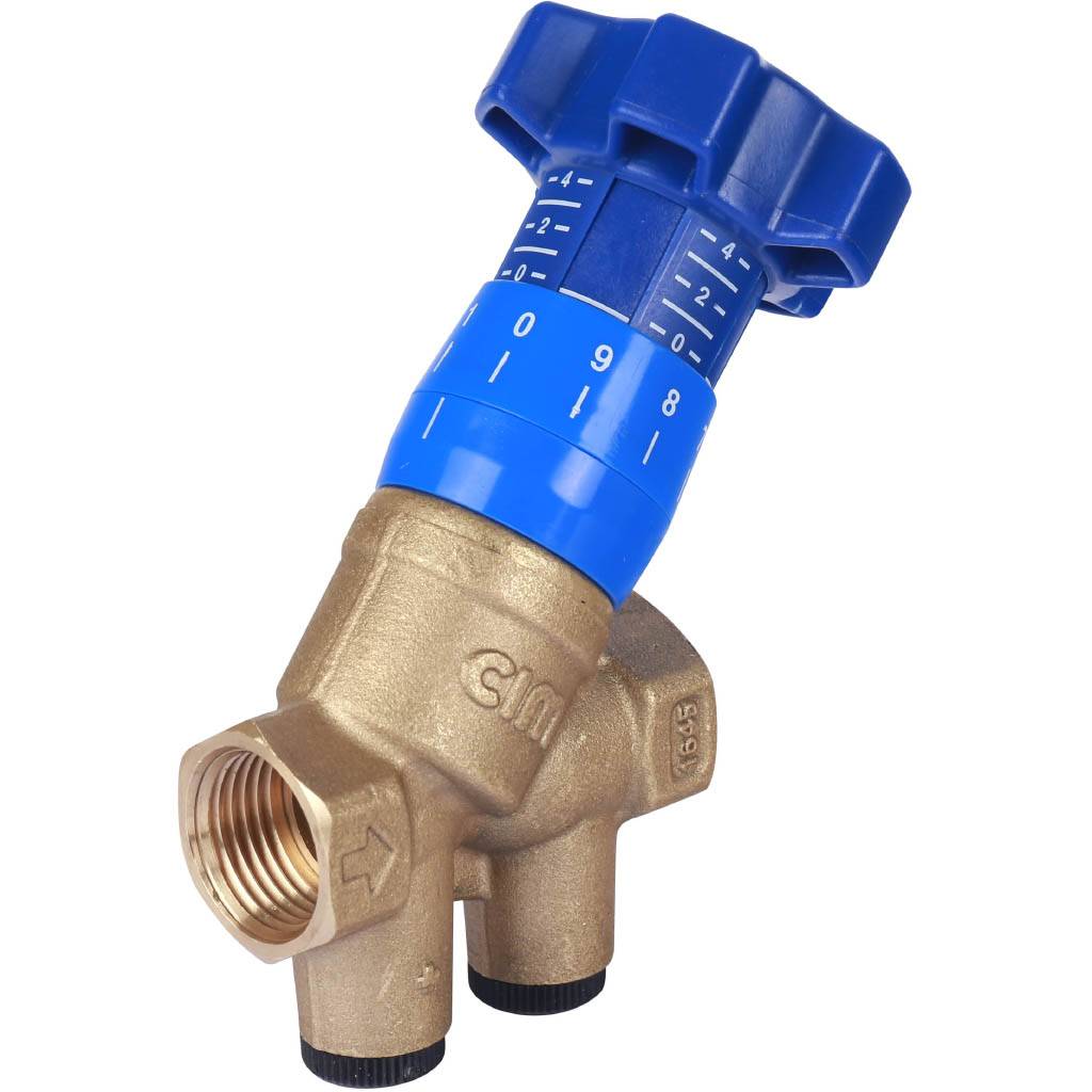 Клапан балансировочный Cimberio CIM 787ОТ/2R 1" ручной без измерительных ниппелей