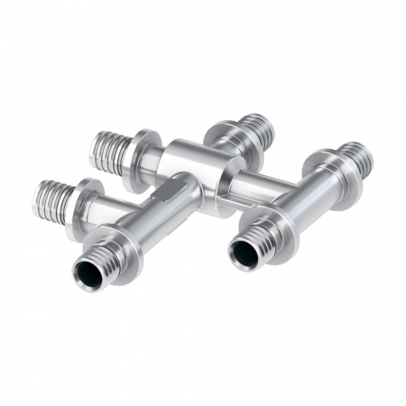 Двойной тройник TECE TECEflex 20х16х16 (латунь)