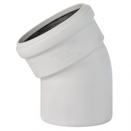 Отвод Ostendorf SKB 50х30° (для бесшумной канализации)