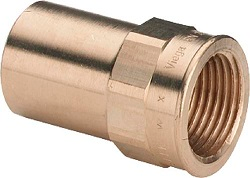 Вставка BP Viega Sanpress 22 x 1/2  бронза модель 2212.1