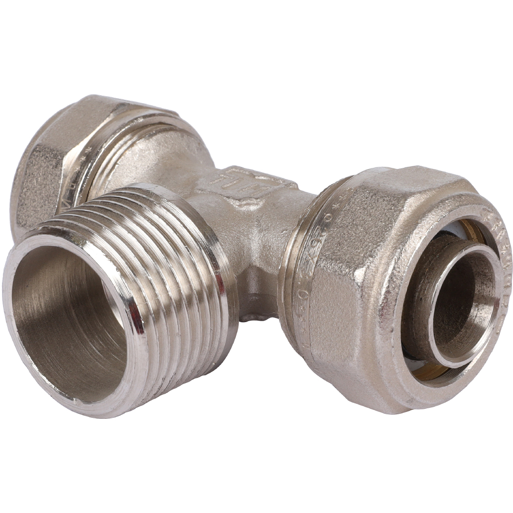 Тройник TIEMME 26х1х26 с наружной резьбой