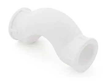 Обводное колено РосТурПласт PP-R Дн25 с муфтой (белый)