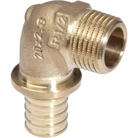 REHAU RAUTITAN Угольник-переходник с наружной резьбой 20-R 3/4 RX+ 