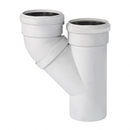 Тройник Ostendorf SKPA 110х110 параллельный (для бесшумной канализации)
