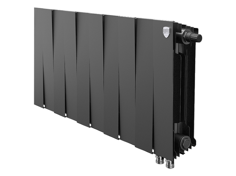 Радиатор биметаллический Royal Thermo PianoForte 300 /Noir Sable VDR x 10 секций