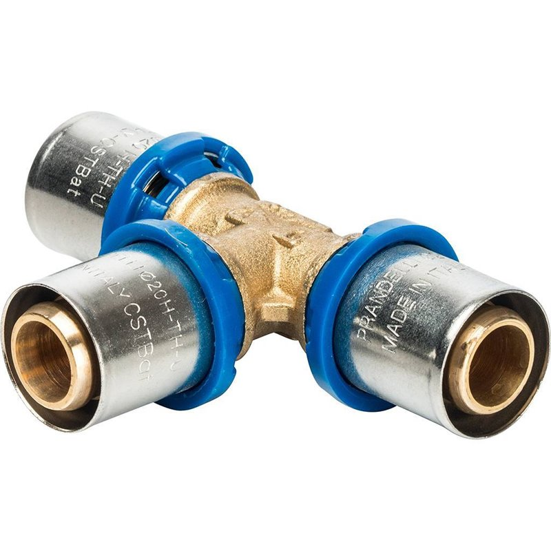 Тройник Prandelli Multyrama 20х2,0 профиль H, TH, U для металлопластиковых труб