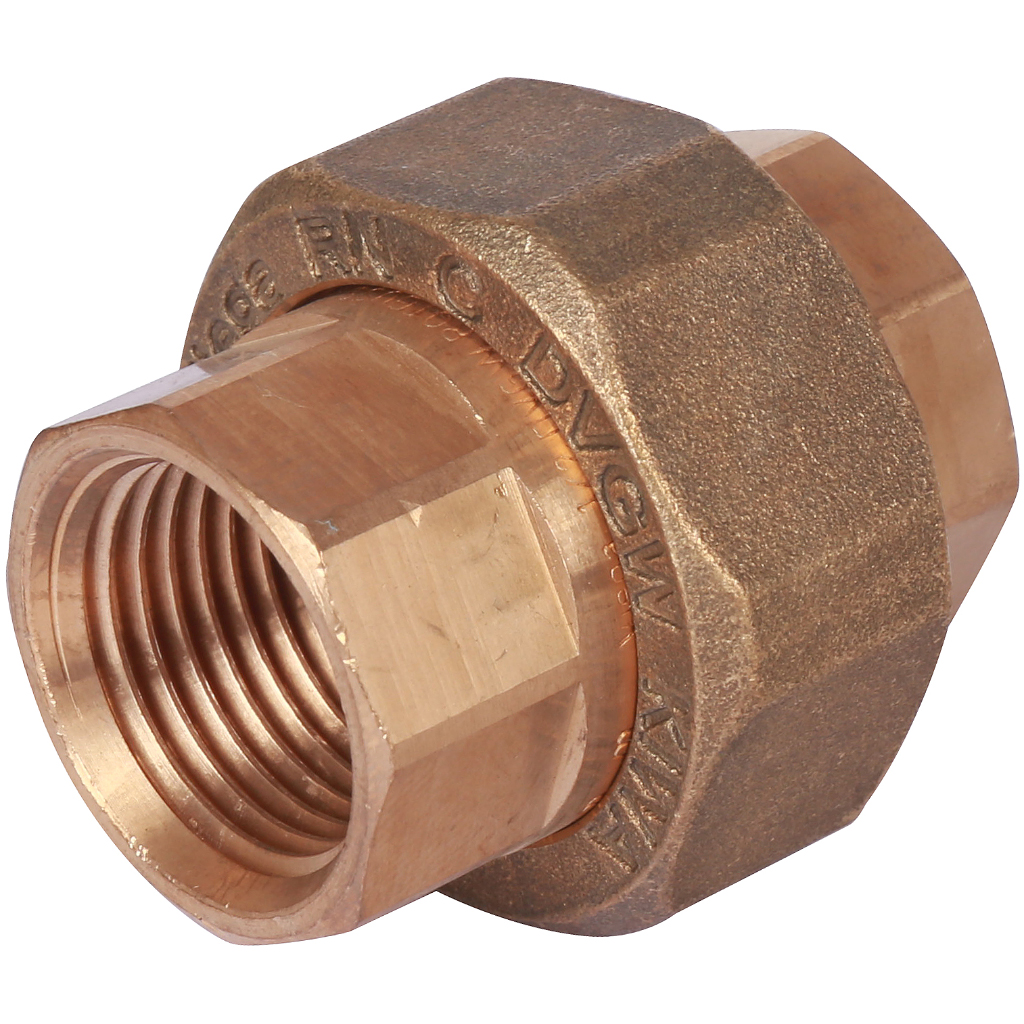 Viega 3330 Разъемное соединение ВР с плоским уплотнением, 1/2, бронза